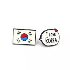 예비군 태극기 뱃지 군인 군용 배지