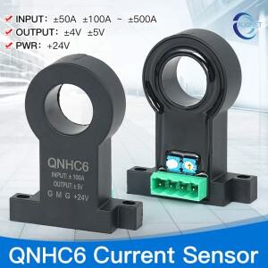 홀효과 전류 변환기 QNHC6 DC 50A 100A 출력 5V 센서 변압기 CT 트랜스미터