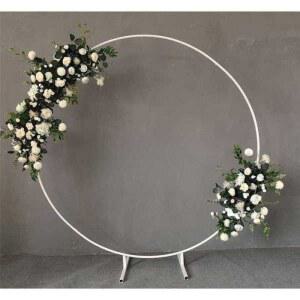 아치 프레임 철제 리드 풍선 게이트 거치대 원형 사각 정원 기념일 장 거치