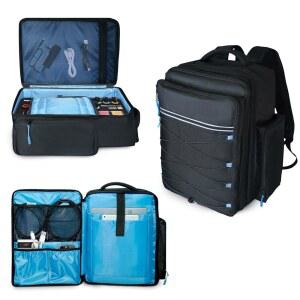 RODECaster Pro /Pro II /Duo, TC-헬리콘 GoXLR, 야마하 MG06X /MG10XU, 마이크, 케이블 및 기타 팟캐스트 장비를 위한 멀티 포켓이 있는 오디