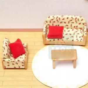 [에이치플러스몰]실바니안 패밀리 플라워 소파 세트 인형 피규어 장난감