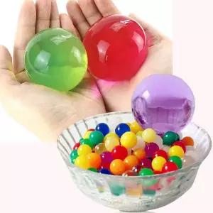 [에이치플러스몰]잔솔 수정토 워터비즈 개구리알 컬러소일 보석돌 50g