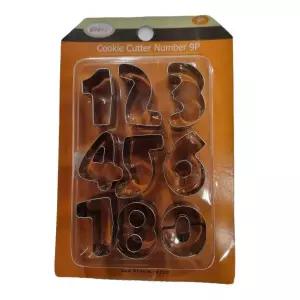 구떼 쿠키커터 숫자 9P 세트 비스킷 쿠키틀 모양 스탬프 디저트 제과