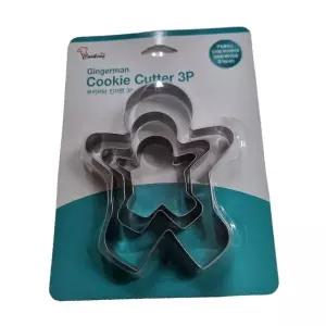 쿠킹플러스 진저맨 쿠키커터 3P 세트 모양틀 비스킷용 디저트 제과