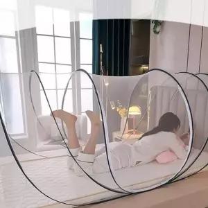 모기장 1인용 에어쉴드 방충망 텐트 침대 바닥