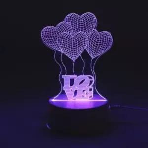 [데코] 인테리어 조명 등 하트풍선 침실조명등 수유등