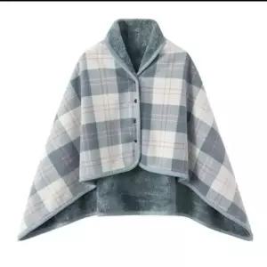 극세사담요 미니 무릎 겨울 밍크 퍼 극세사 단추 숄 망또 담요