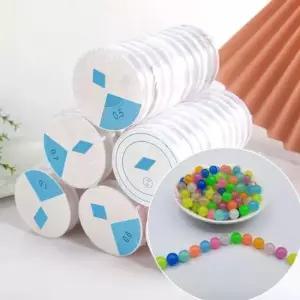 비즈재료 탄성 우레탄 줄 투명 비즈공예 비즈팔찌만들기 끈