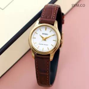 세이코 SSXP002 스피릿 빈티지 클래식 아날로그 여자 가죽 시계 d
