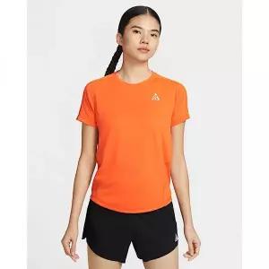 [나이키]ACG 여성 드라이 핏 반팔 트레일 러닝 탑 - 세이프티 오렌지 IO9651-819 368255