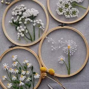 [유토피아]키밍 프랑스자수 패키지 세트 DIY 집콕 취미생활 십자수