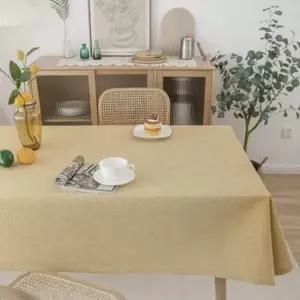 린넨 테이블보 식탁 방수 캠핑 2인 사각 심플