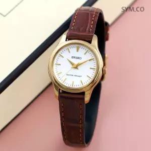 [세이코] SSXP002 스피릿 빈티지클래식 아날로그 여자 가죽 시계 d