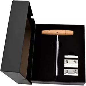 바이올린 튜닝 페그 릴 면도기 및 리머 세트 3/4-4/4 크기의 바이올린을 위한 확대 면도 도구 테이퍼드