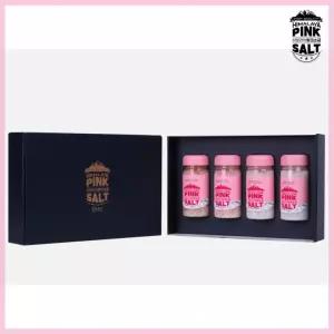 히말라야 핑크소금 선물세트 10호 핑크굵은소금 400gX2개 + 크리스탈굵은소금 보틀 보틀용기 답례