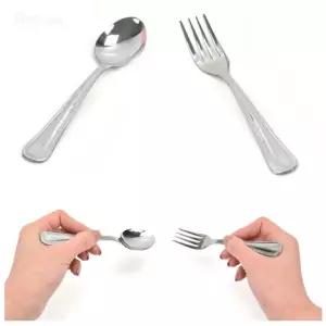 스텐 레스토랑 디저트 양식기 커트러리 유치원 어린이집 어린이 수저 스푼 포크 15.3cm 16cm