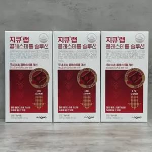 일동제약 지큐랩 콜레스테롤 솔루션 30캡슐 x 3개