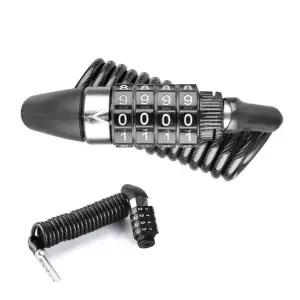 자전거 자물쇠 오토바이 번호키 킥보드 헬멧보관 도난방지 스프링