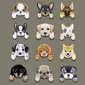 자수패치 열접착 와펜 10p DIY 장식 스티커 가방 모자 리폼용 BTn7+4HOX