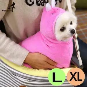 핑크 가운 웜 캐릭터 XL 래빗 L 담요