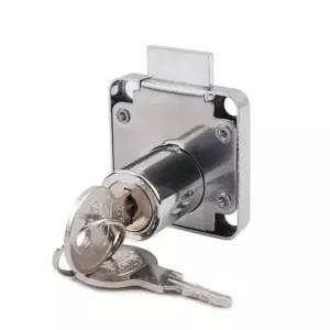 [모두쇼핑]잠금장치(사각장키 19파이 CB) 장롱잠금장치 책장잠금장치 자물쇠 열쇠 키