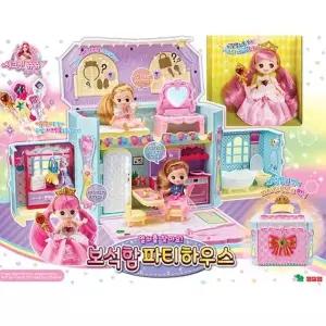 캐릭터 패션 인형 시크릿쥬쥬 보석함 파티하우스