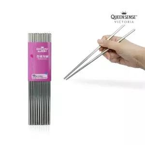 스텐젓가락 업소용 진공저분 10P