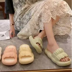 슬리퍼 쿠션 거실화 여름 층간소음 폭신 실내화 여성 워터슈즈