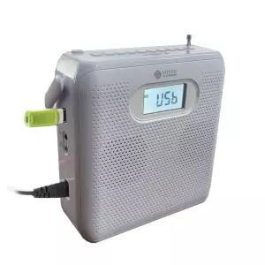 롯데 CD 씨디 플레이어 MP3 라디오 학습용 화이트 스피커 어학용 CDP