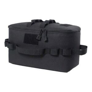 캠프 MOLLE 파우치 야외 캠핑 보관 용기 자루 주최자 가방 냄비 조리기구 가스 바구니 스토브 운반 식기