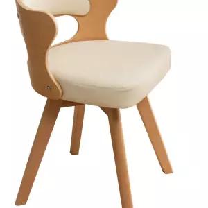 푹 회전식 인테리어 가죽 식탁회전의자 편한 원목회전의자