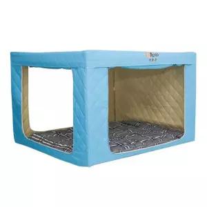 사각 난방 텐트 실내 보온 수면 암막 난방텐트 원터치