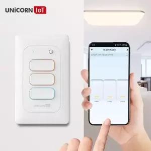 [셀러허브]유니콘IoT 3구 스마트 벽스위치 무선원격제어 TS-SW3 (S46462280)