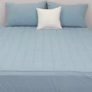 이불 윈드 세미 누빔매트리스커버 민트 SS (110 x 205)