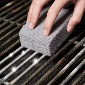 ( )캠핑 바베큐 바비큐 BBQ 불판 석쇠 화로 그릴 묵은 때 그을림 제거 청소 세척 블럭 M10692