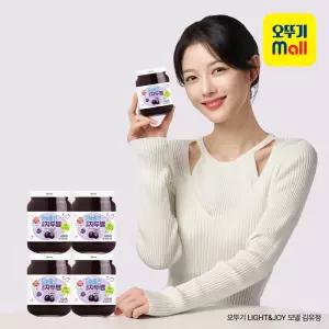 [오뚜기] LightJoy 당을 줄인 김천자두쨈 290g 4개