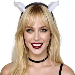 MOSTORY 3D 데빌 혼 헤어밴드 - 할로윈 코스튬 파티 성인 코스프레 르네상스를 위한 옥스