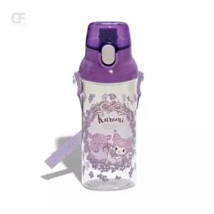 굿포머스 쿠로미플라워 클리어 원터치보틀 480ML 피크닉보틀 소풍물병 투명휴대물병