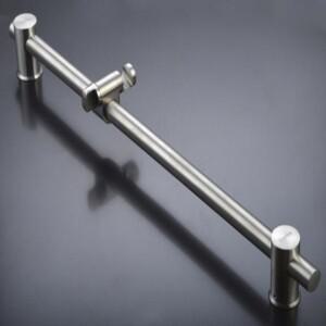 스테인리스 스틸 슬라이딩 바 휴대용 샤워 브래킷 높이 및 각도 조절 가능 브러시드 니켈 SL087