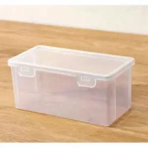 17x8x6 투명 플라스틱 필통 태클박스 소품 정리함 색연필 싸인펜 보관함 수납함 연필통