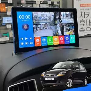 올뉴마티즈 제임스P 10.1인치 4채널블랙박스 차량용블랙박스 어라운드뷰 후방카메라