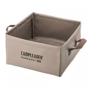 (색상 버닝 베이지)접이식 캠핑 설거지통 워시 바스켓 버킷 사각 버닝베이지