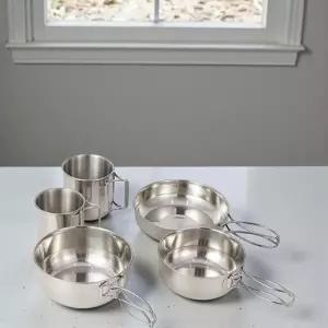 ( )베르 캠핑용 접시세트 5p 식기세트 내구성 좋은 캠핑 식기