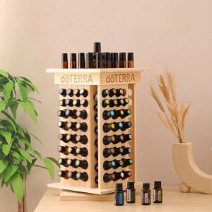 에센셜오일 진열대 원목 선반 조향대 조향 아로마 매니큐어 뷰티샵 오일 트레이
