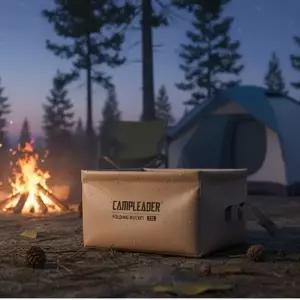 사각 접이식 캠핑 버킷 설거지통 방수 워시 바스켓