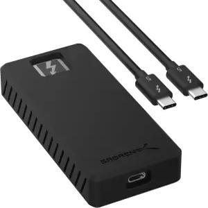 SABRENT 로켓 XTRM 5 2TB 썬더볼트 휴대용 SSD 80Gbps 연결 최대 64Gbps 전송 TB4 TB3 USB4 3.2 20Gbps