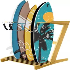 투 스톤 수직 서핑보드 랙 스탠드 - 무료 월 마운트의 서핑 쇼트보드 패들보드 스노보드 스케이트보드 스키