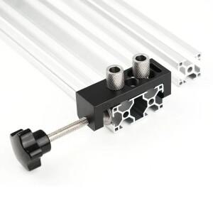 20/30/40 시리즈용 알루미늄 프로파일 드릴링 지그 - 정확한 구멍 펀칭 및 카운터싱킹 가이드 도구를  범용