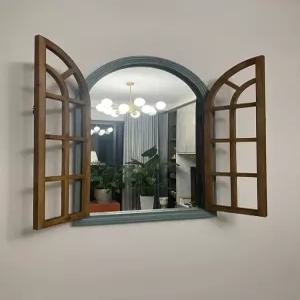 창문틀 벽장식 거울 인테리어용 윈도우 소품 프레임