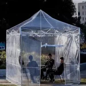 접이식 옥상창고 간이 투명 농막 캐노피 소형 천막